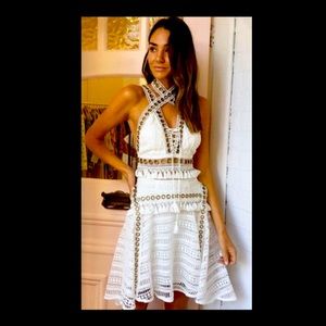 Thurley Lilly Fit-&-Flare Ivory Dress